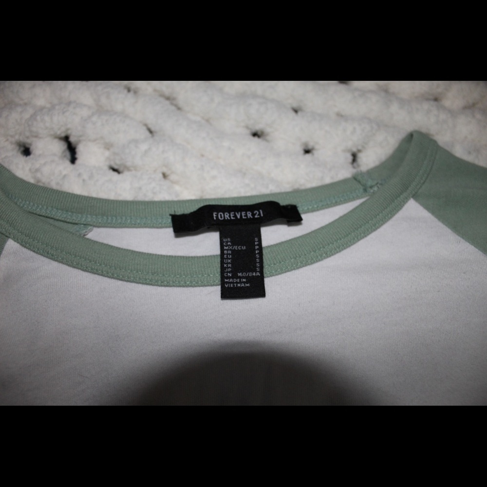 Crop top long sleeve from forever 21